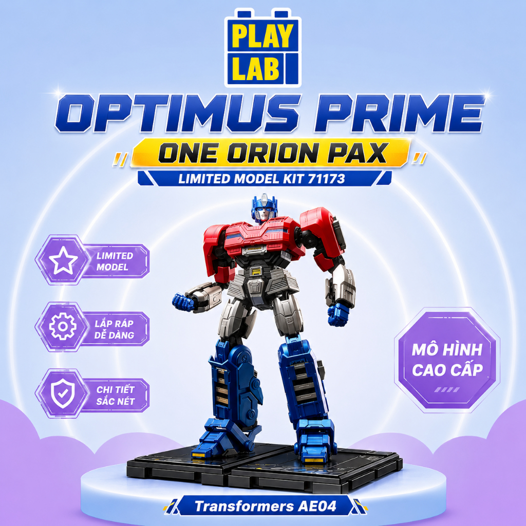 Đồ chơi Blokees Figures – Transformers (Limited Model Kit) 71173 – Transformers AE04 – ONE Optimus P