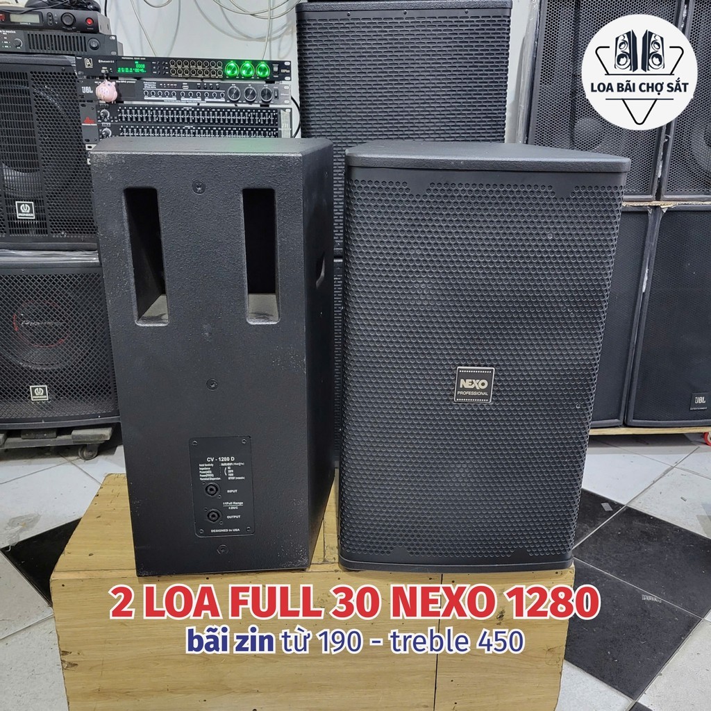 Đôi Loa Full Bass 30 Nexo 1280 3 Đường Tiếng - Công Suất 1400W ( loa Bãi zin ), Hát Karaoke Cực Hay