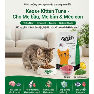 [1.5kg-7kg XÁ] Thức Ăn Hạt Cho Mèo Keos- tiết niệu, búi lông, da lông, mèo già, mèo con, mọi lứa tuổi nhiều vị