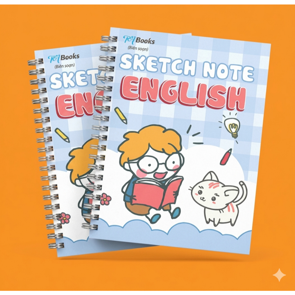[ Sổ Tay ] Sổ tay ngữ pháp Tiếng Anh tiện dụng Sketch Note English