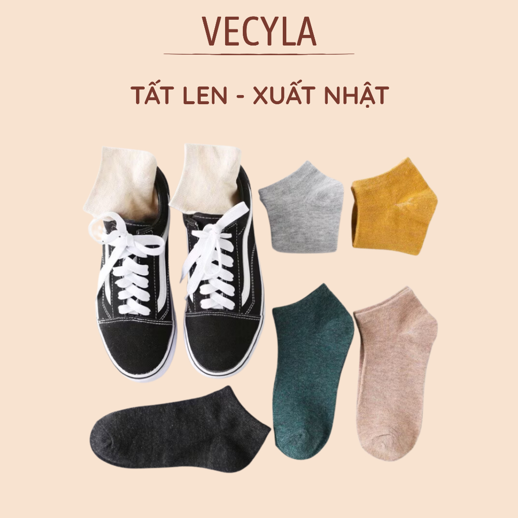Tất cổ ngắn trơn cotton Unisex chống hôi chân T777 - CHILL HOUSE