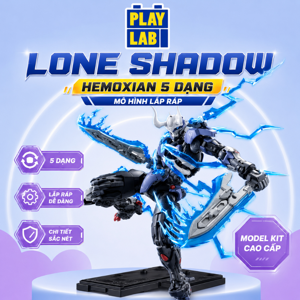 [NEW CÓ SẴN] Mô Hình Lắp Ráp LONE SHADOW HEMOXIAN 5 DẠNG