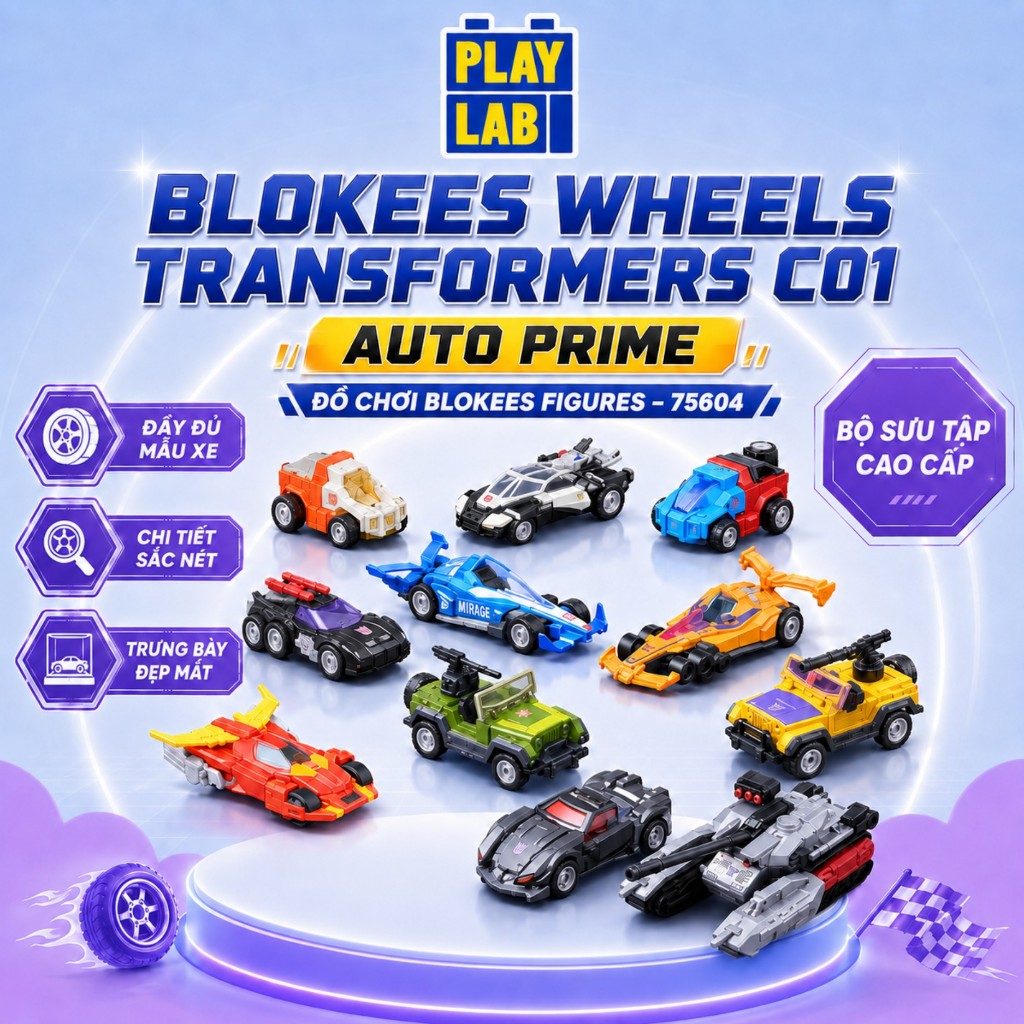 Đồ chơi Blokees Figures – BLOKEES WHEELS TRANSFORMERS C01 Auto Prime – 75604