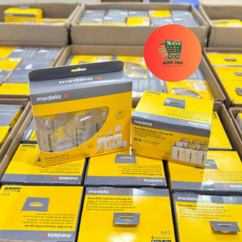 🏷️ [MÃ MỚI] Bộ Bình Trữ Sữa Medela Cao Cấp Mỹ - Bình Trữ Sữa Mẹ Medela BPA Free Chính Hãng