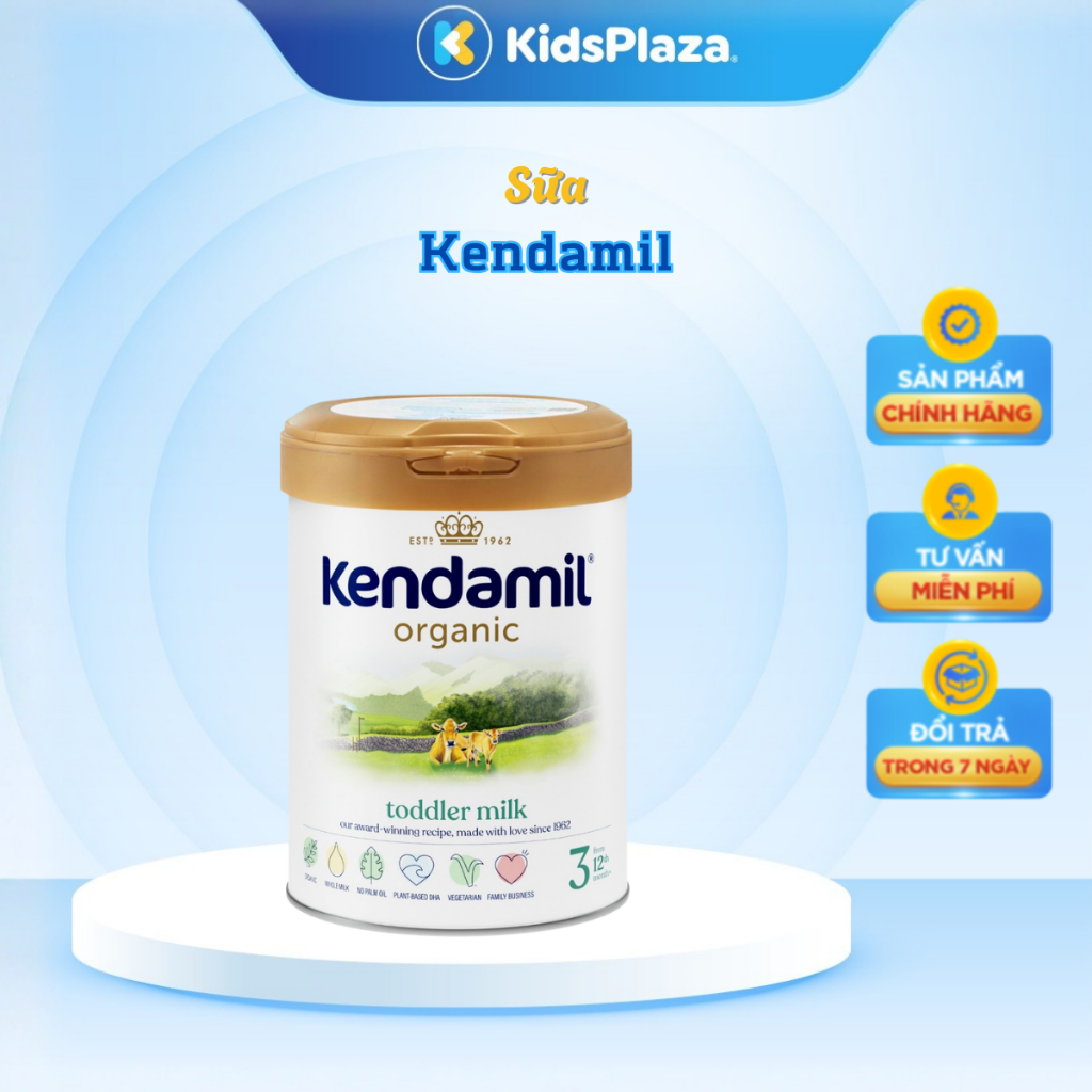 Sữa Kendamil Organic số 3 (800g) cho bé 1-3 tuổi - KidsPlaza