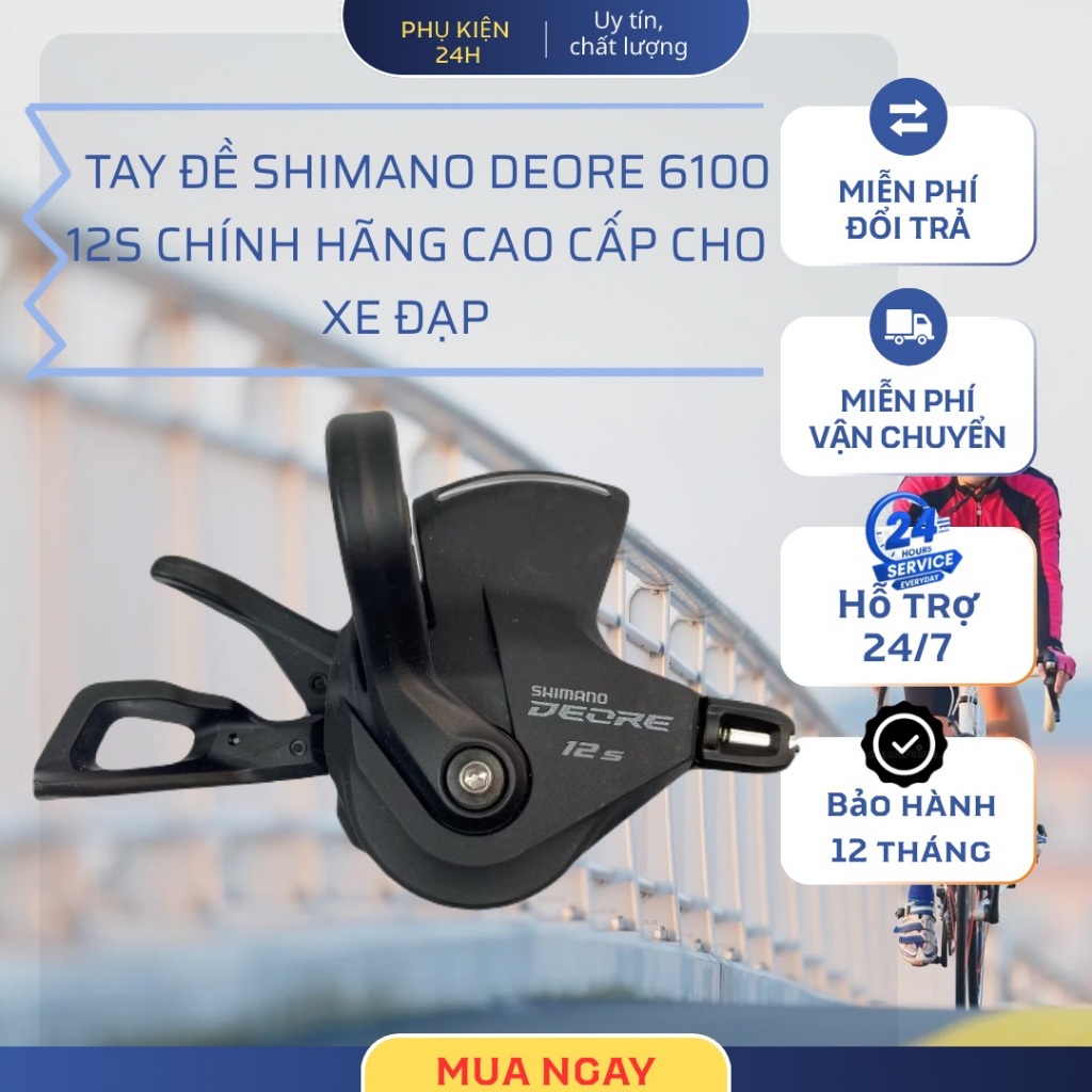 Tay đề đơn Shimano Deore 6100 12s