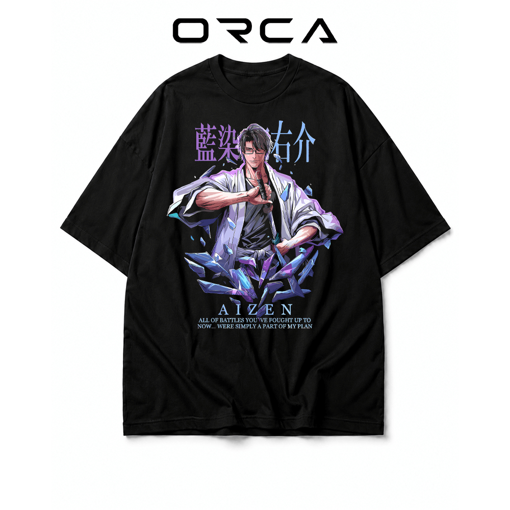 Áo thun Orca in hình Aizen Sosuke Bleach - Vải Cotton cao cấp - ORCA487