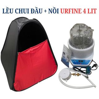 Bộ Lều Xông Hơi Sau Sinh MỘC MIÊN - Nồi Xông URFINE Chống Trào / HERO Cao Cấp (2L-3L-4L) | Có Remote