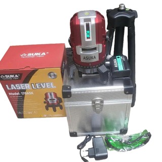 {CAO CẤP HÔP NHÔM}Máy bắn cos Laser 5 tia xanh Chính Hãng ASUKA Bóng lép siêu sáng bắn ngoài trời-Bảo hành 12 tháng