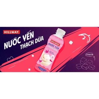 Nước Yến Thạch Dừa Hillway chai 450ml
