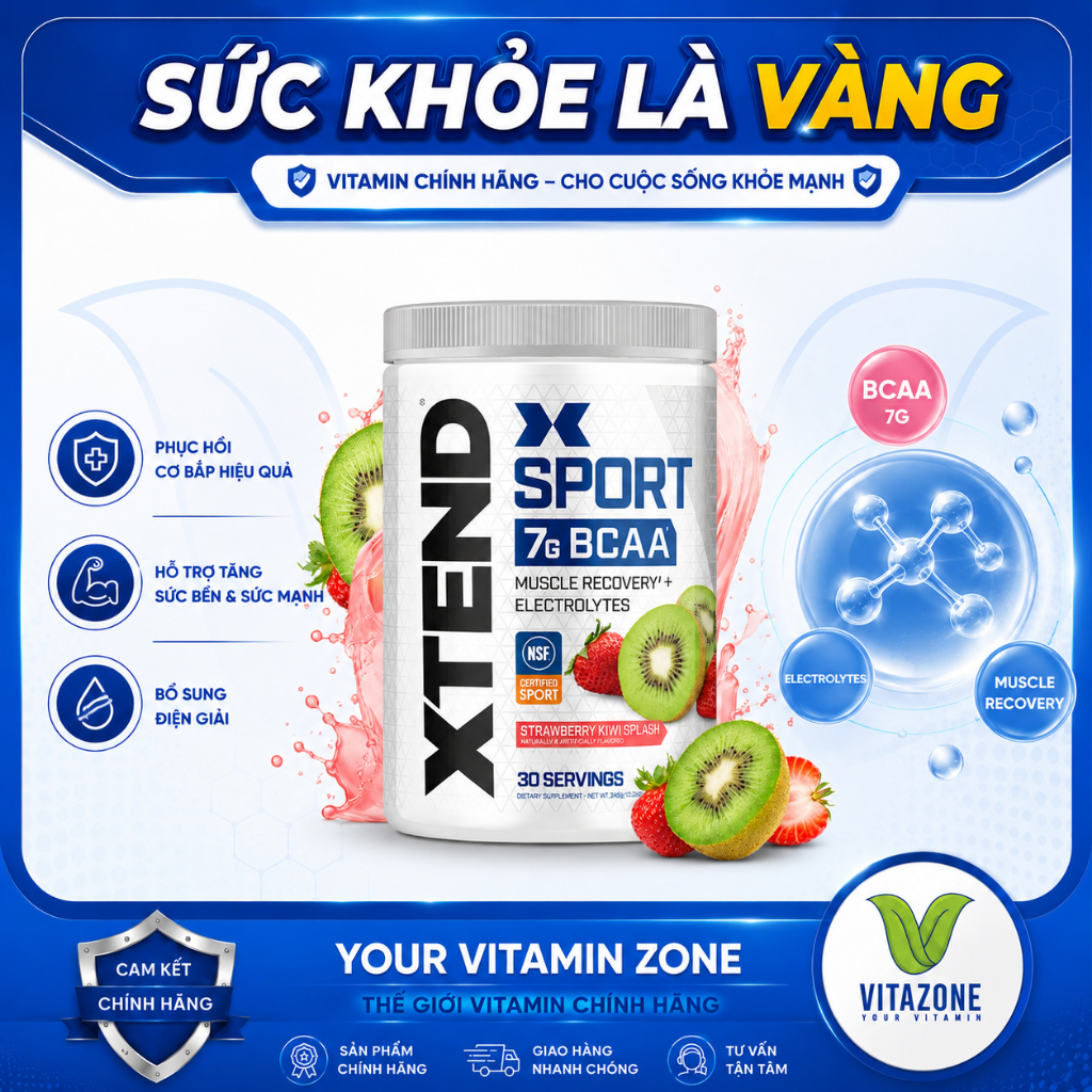Xtend Sport BCAA (30 Servings) - Thực Phẩm Bổ Sung Cho Người Tập Luyện