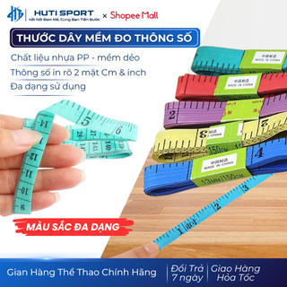 Thước Dây Mềm 1.5 Mét Đo Vòng Bụng Eo Nhiều Màu, Thước May Đồ Đo Quần Áo Tiện Lợi
