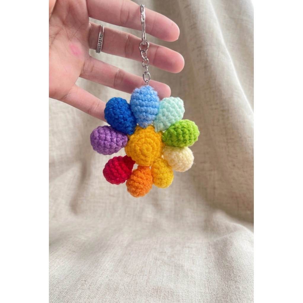 Lightstick GDRAGON handmade bằng len làm charm túi lightstick GD hoặc gim cài áo / Hoa's crochet