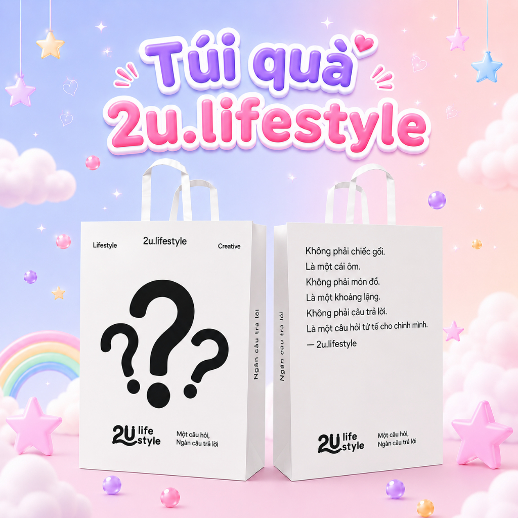 Túi Giấy Xách Tay 2u.lifestyle Thiết Kế Dày Dặn Cao Cấp