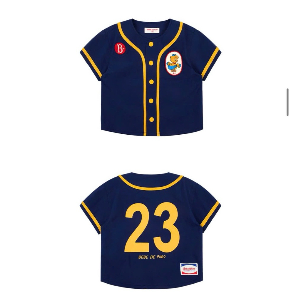 Áo thun bé trai Bebedepino phong cách bóng chày ⚾