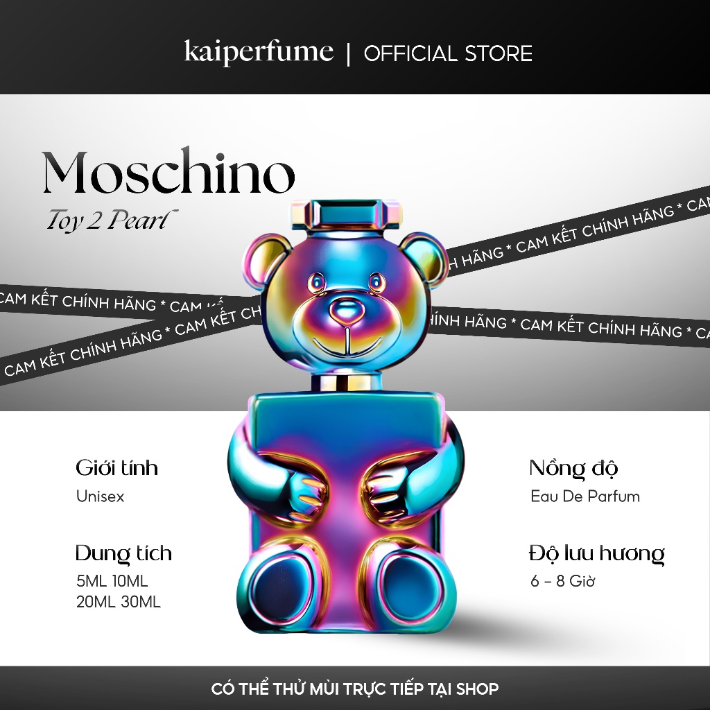 Nước hoa Moschino Toy 2 Pearl EDP | 5ml - 30ml | kaiperfume