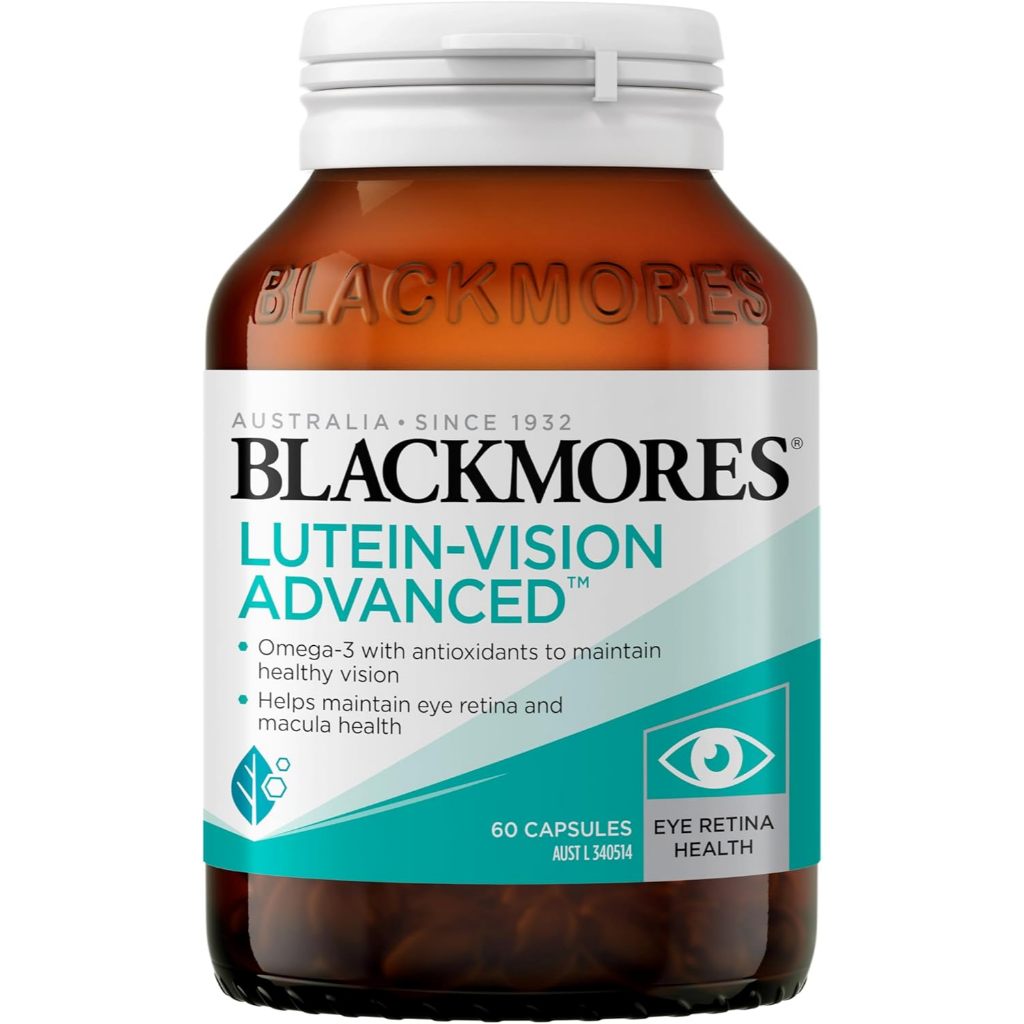 Blackmores Lutein-Vision Advanced |Supports Eye Health & Healthy Vision | 60 Tablets