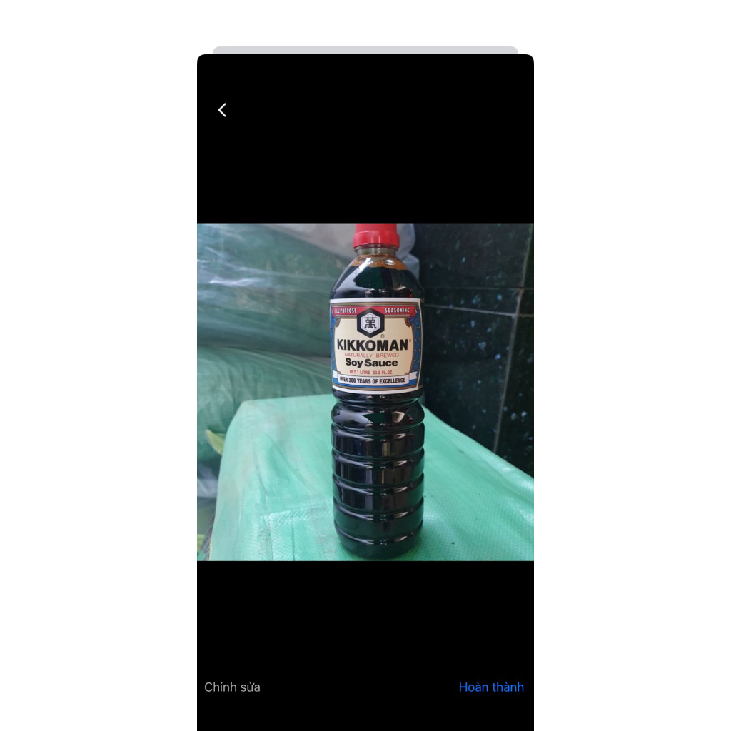 nước tương nhật kikoman 1 lít