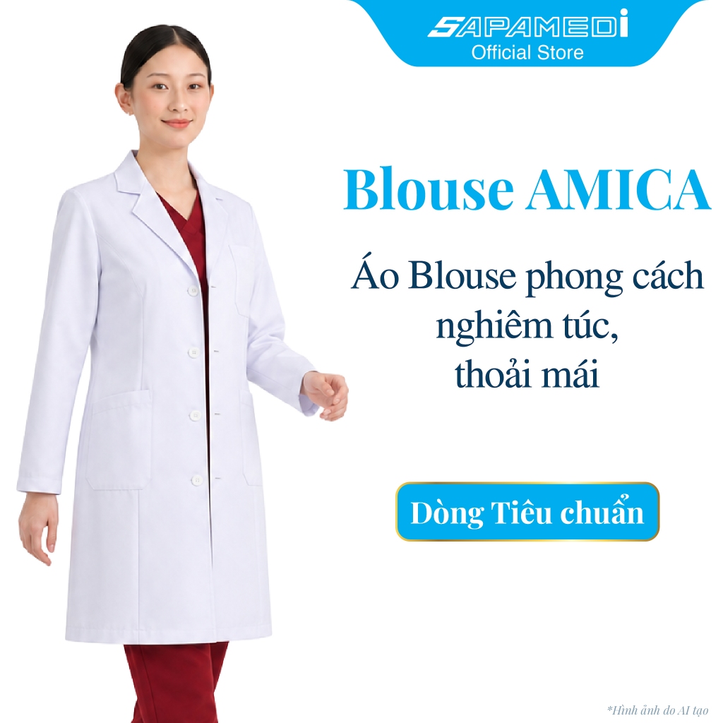 Áo Blouse Nữ Tiêu Chuẩn SAPAMEDI AMICA(SMO-2106)