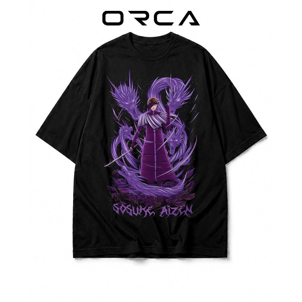 Áo thun Orca in hình Aizen Sosuke Bleach - Vải Cotton cao cấp - ORCA513