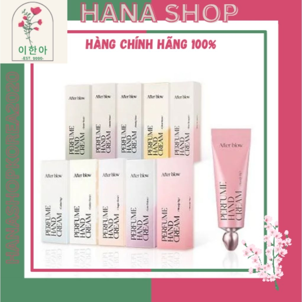 [After Blow] Kem dưỡng da tay After Blow Perfume Hand Cream 50ml