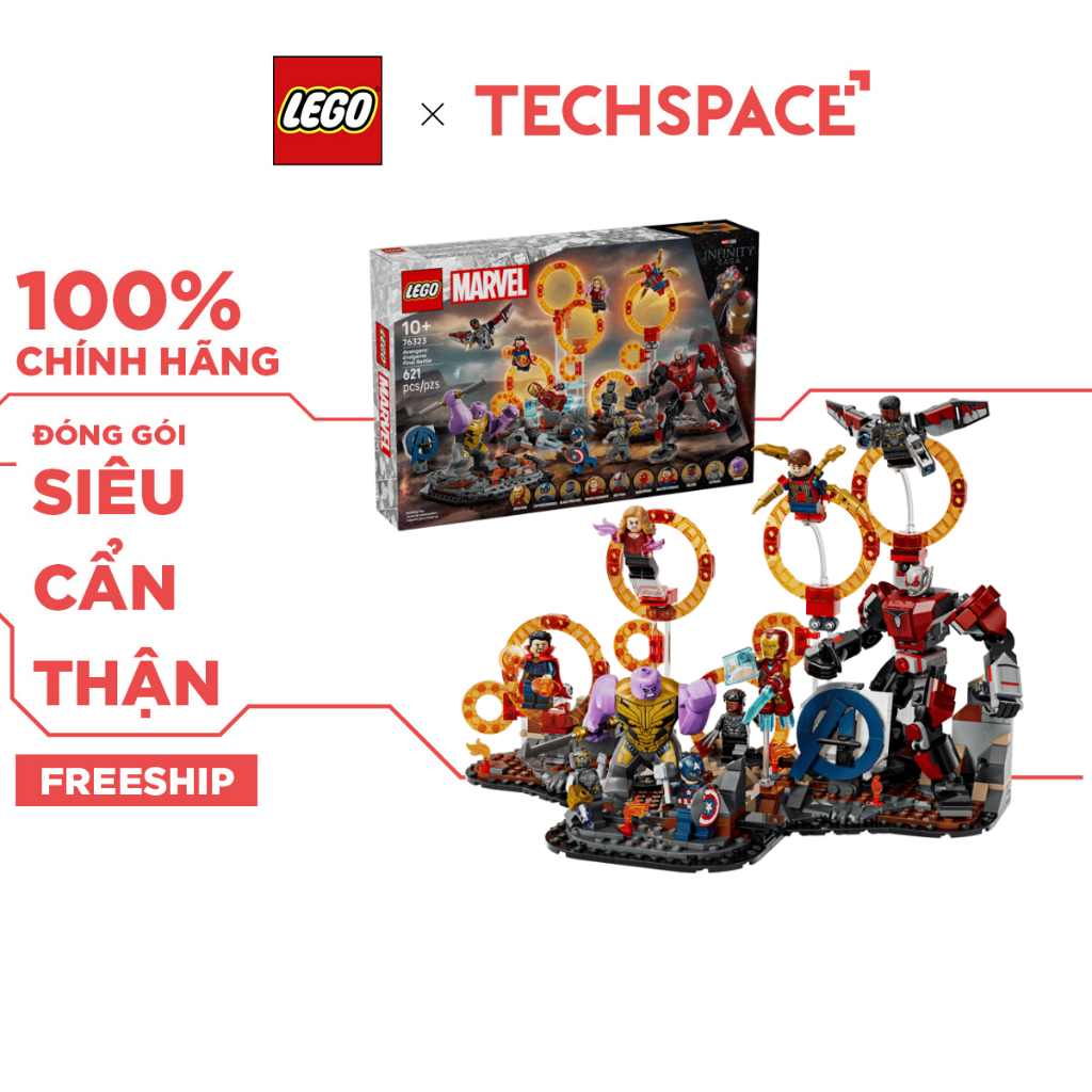 Bộ Mô Hình LEGO Avengers: Trận Chiến Cuối Cùng LEGO Marvel #76323
