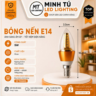 Bóng đèn Led Bắp Ngô 3 Chế Độ 12w E27 E14