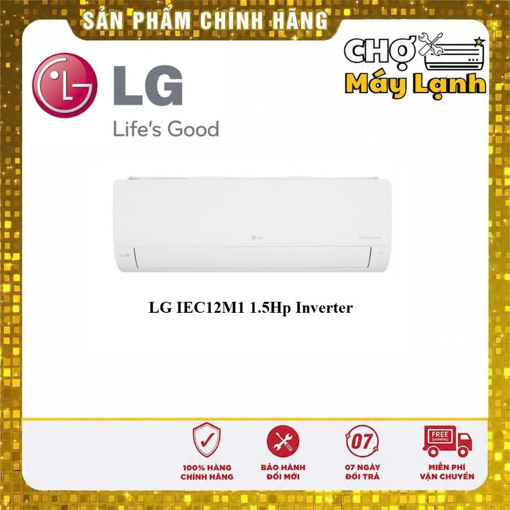 Máy lạnh treo tường LG IEC12M1 1.5Hp Inverter - Xuất sứ Thái Lan