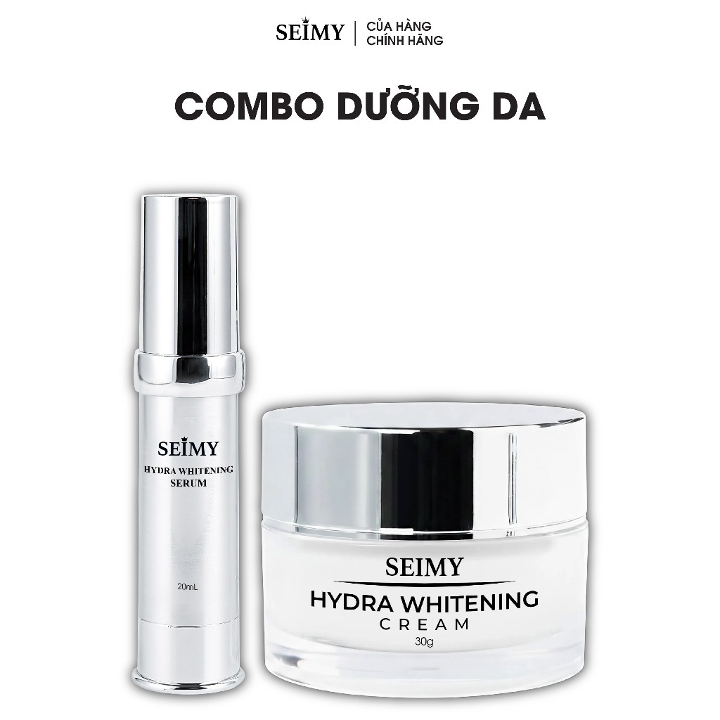 Bộ Kem Và Serum Dưỡng Da Seimy - Hydra Whitening Cream - Hydra Whitening Serum