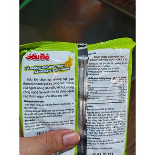 Combo 10 cháo gấu đỏ thịt bằm gói 50g