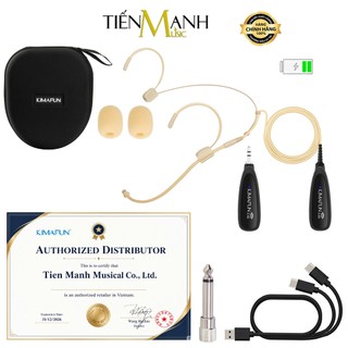 [Chính Hãng] Micro Hát, Nói, Diễn Thuyết, Trợ Giảng Và Livestream Không Dây Wireless Kimafun KM-G120 Mic Hạt Gạo G120