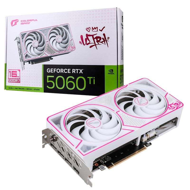 [NEW FULL VAT] VGA Colorful iGame RTX 5060 Ti Ultra W DUO OC 8GB-V