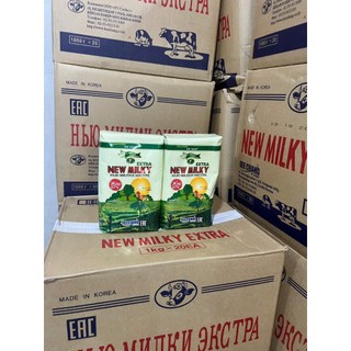 [Gói 1KG] Sữa Béo Nga New Extra Milky - Độ béo Cao, Giàu Năng Lượng - Hàng Nhập Chính Hãng Hàn Quốc.