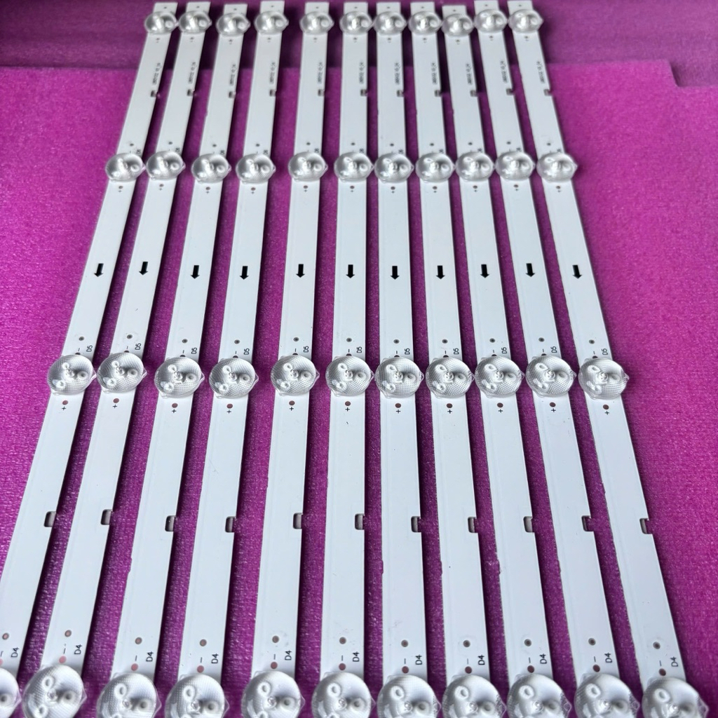 Bộ Led Tivi Sony 65X75K, một bộ 11 thanh 7 bóng - Led mới, sáng đều và đẹp
