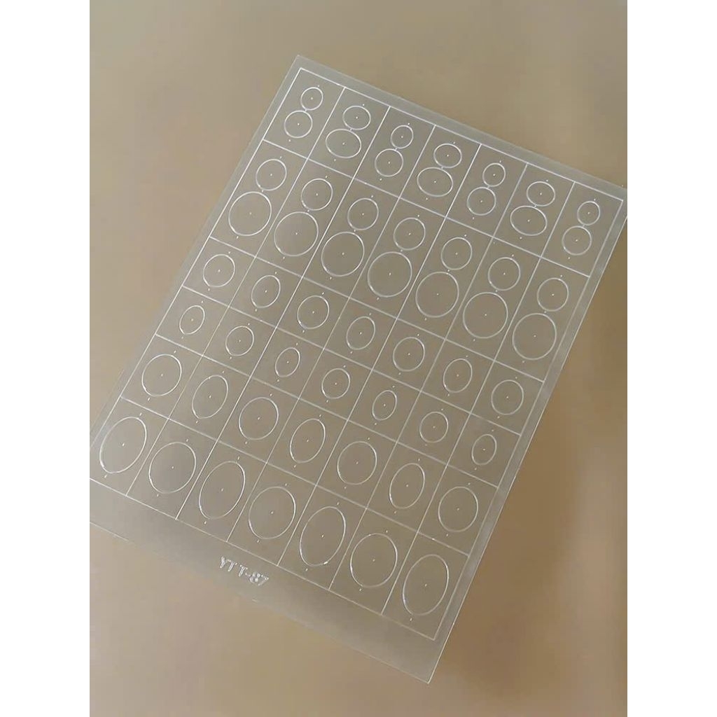sticker dặm ombre tròn trong móng/ sticker dặm ombre móng hình tròn/ sticker dặm ombre fen đầu móng.