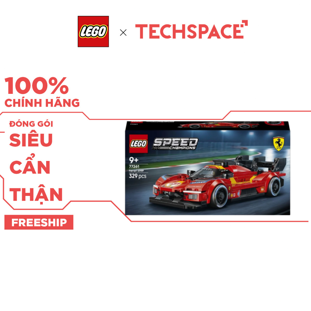 Bộ Mô Hình LEGO Speed Champions Ferrari 499P Le Mans Hypercar #77261