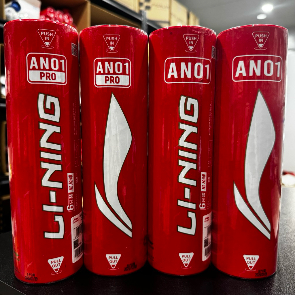 Quả cầu nhựa LINING AN01, AN01 PRO chính hãng (6 quả/ống)