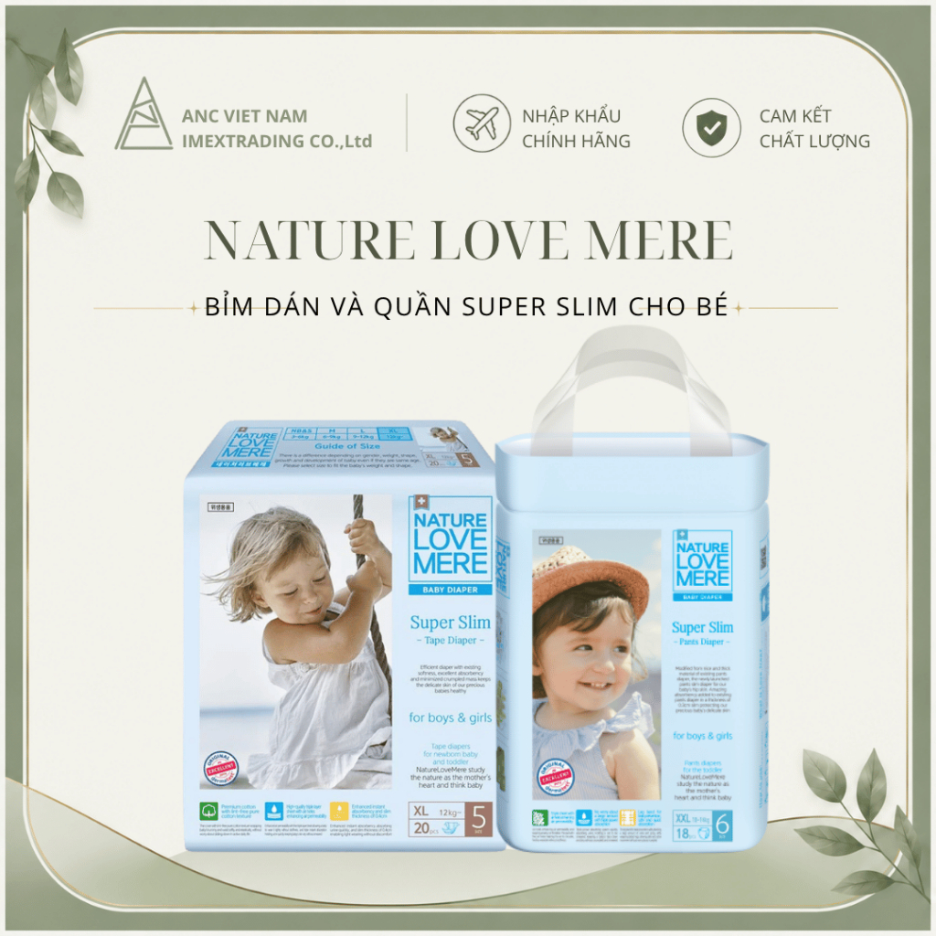Bỉm Nature Love Mere Super Slim