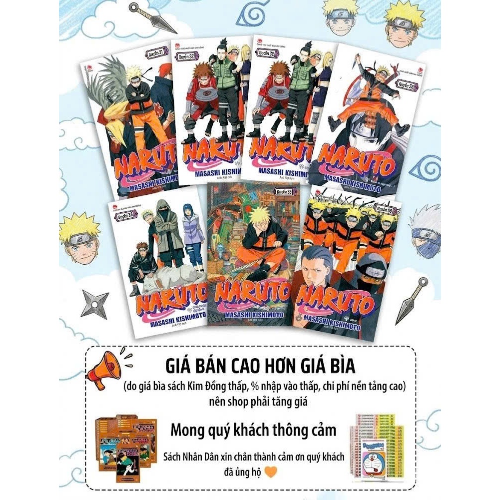 Truyện tranh - Naruto (Tập lẻ tự chọn) Kim Đồng