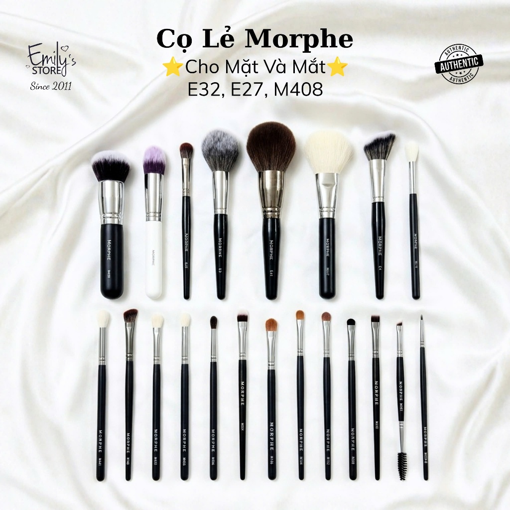Cọ Lẻ Trang Điểm Morphe Brush Các Mẫu. Cọ Mặt Và Cọ Mắt