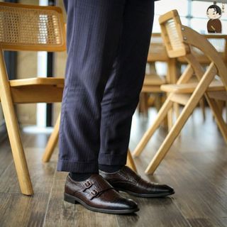 ハンサム信 [BST Hansamu Shin] Giày Nam Tăng Chiều Cao 6cm Đế Siêu Nhẹ - Giày Da Bò Thật DángOxford Công Sở
