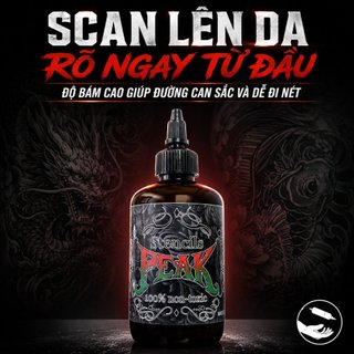 Gel scan hình xăm Peak giữ nét scan không nhòe nước scan cho thợ xăm tattoo