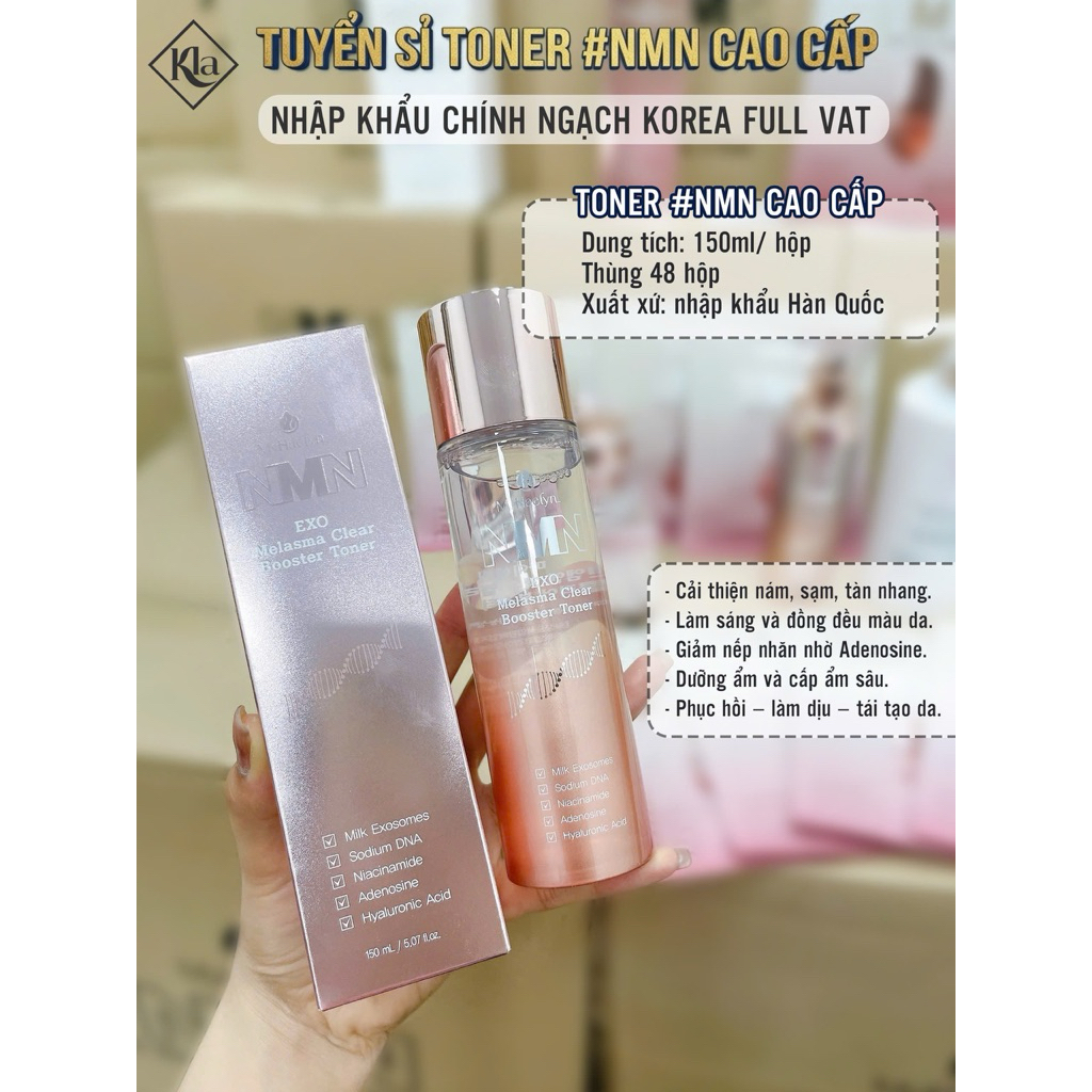 Toner cân bằng độ ẩm Exosome NMN Myhaelyn