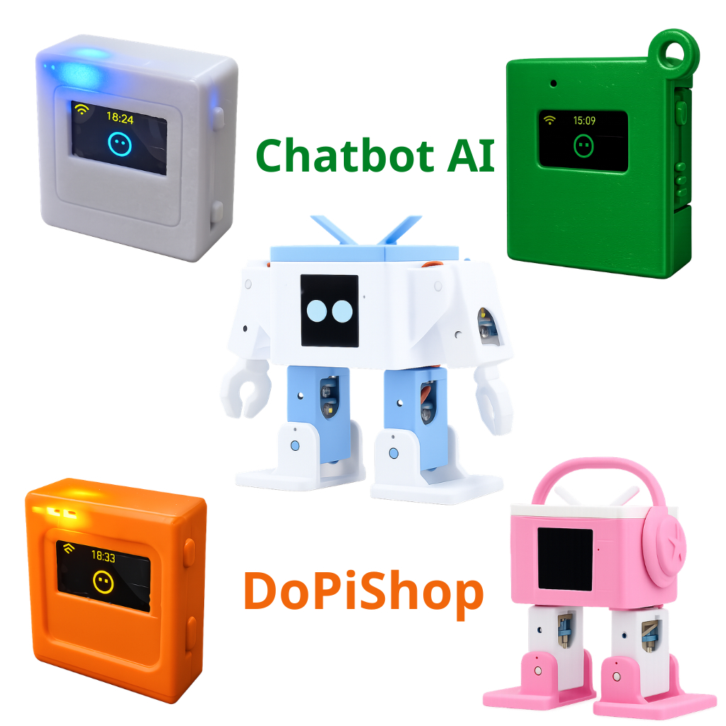 Vỏ Chatbot AI Xiaozhi OTTO|Xmini C3, cho mạch ESP32 S3|C3, đủ màu: Trắng Xanh Cam Hồng Đen