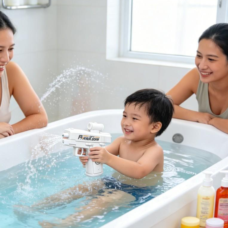 Súng Nước 2 Chiều, Đồ chơi  phun nước hai chiều prank gun,đồ chơi mùa hè troll vui nhộn