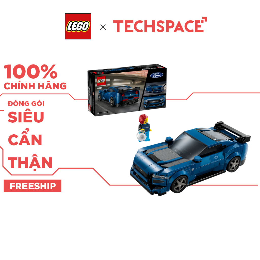 Bộ Mô Hình LEGO SPEED CHAMPIONS Ford Mustang Dark Horse #76920