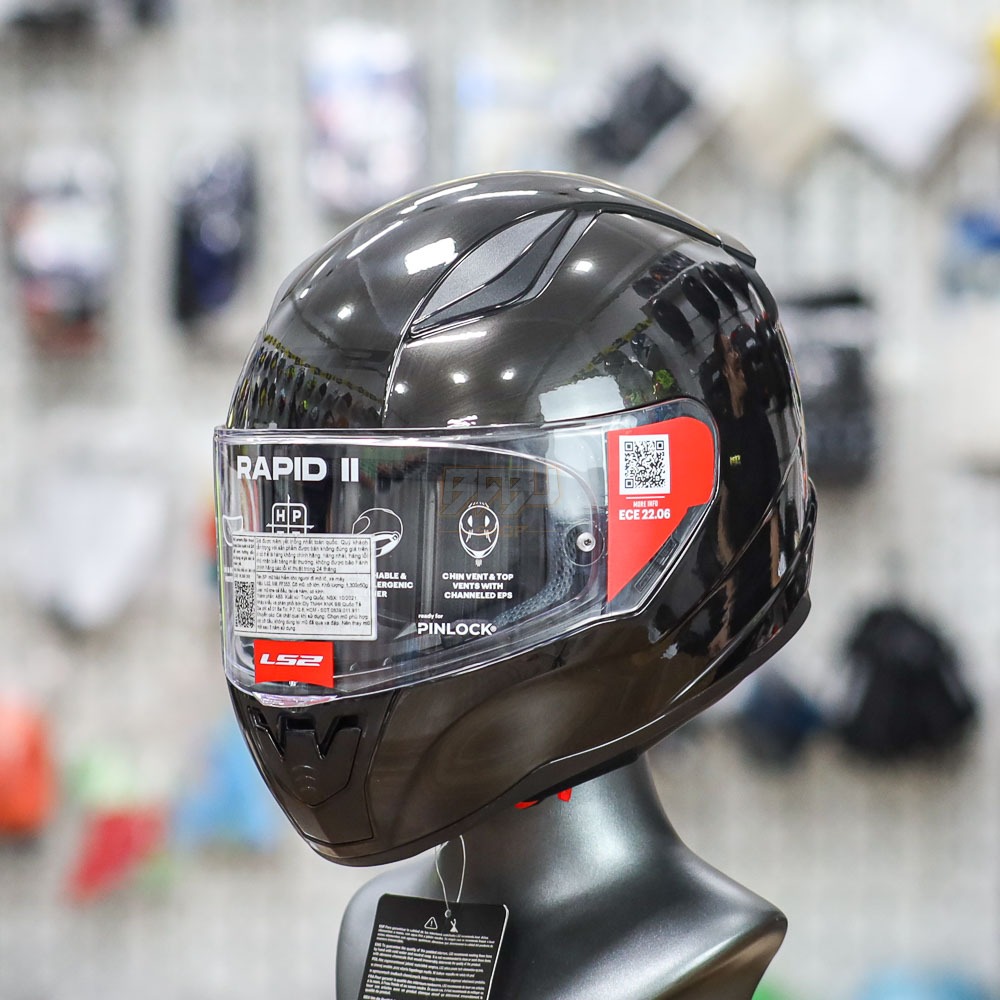 [Chính Hãng] Mũ Fullface LS2 FF353 Rapid II Xám Xước Bóng Chuẩn ECE 2206