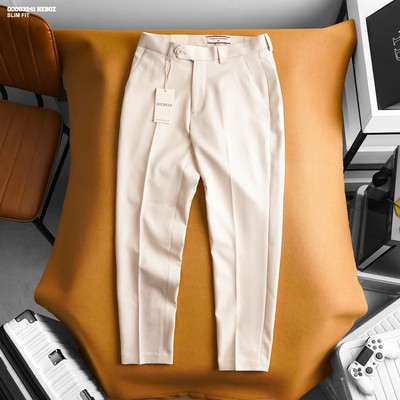 Quần tây nam HEBOZ classic slim fit 4M, quần âu công sở thanh lịch chuẩn form tôn dáng - 00003241