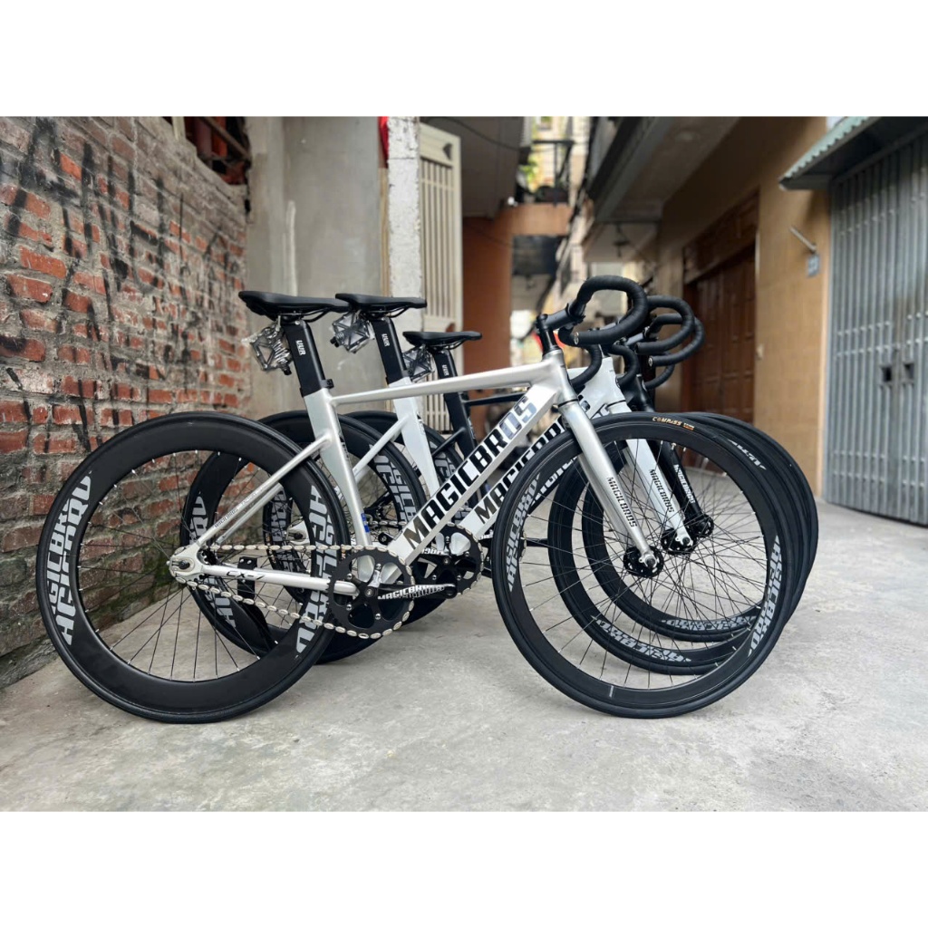 Xe đạp Fixed Magicbros CX7 khi động học - tặng 1 phanh và strap