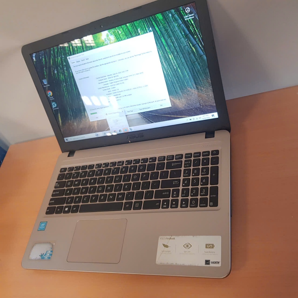 Laptop - Asus X540NA, máy ZIN rất đẹp (N4200/4gb/500Gb), nguyên bản, nguyên tem